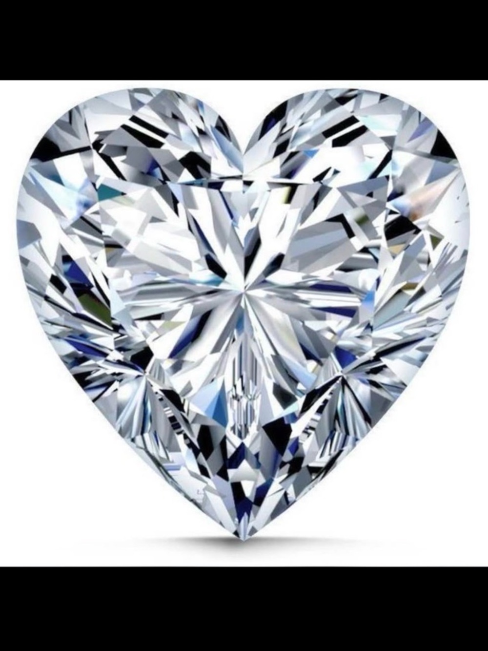 2.99 carat D VS2 Heart shaped diamond - lab grown IGI certified